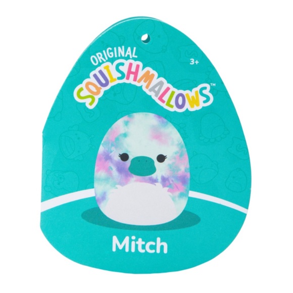 NWT 3.5” Mitch the Platypus Squishmallow Clip - Picture 2 of 3